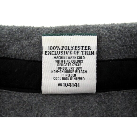 Vintage Northeast Outfitters Button Up Shirt Mens XL Gray Fleece Shacket - Picture 6 of 11